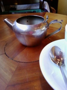 Indira Ganesan, Algiers teapot and spoon, 2013