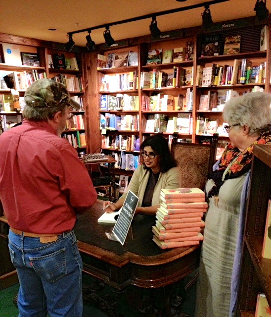 Cynthia Morris, IG with Tattered Cover customer & Pat, 2013